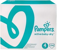 Photos - Nappies Pampers Active Baby-Dry 4 / 174 pcs