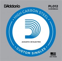 Фото - Струни DAddario Single Plain Steel 012 