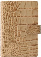 Photos - Planner Filofax Classic Croc Personal Beige