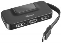 Фото - Кардридер / USB-хаб Trust Oila USB-C to 4 Port