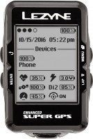 Фото - Велокомп'ютер / спідометр Lezyne Super GPS