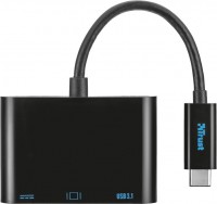 Photos - Card Reader / USB Hub Trust USB-C Multiport Adapter