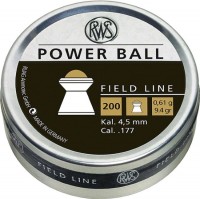 Кулі й патрони Dynamit Nobel Field RWS Powerball 4.5 mm 0.61 g 200 pcs