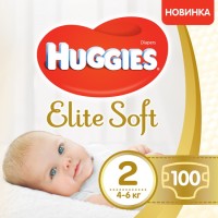 Фото - Підгузки Huggies Elite Soft 2 / 100 pcs 