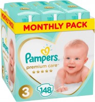 Photos - Nappies Pampers Premium Care 3 / 148 pcs