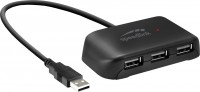 Photos - Card Reader / USB Hub Speed-Link Snappy Evo USB Hub 4 Port USB 2.0 Active