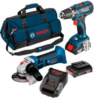 Фото - Набір електроінструменту Bosch GSR 18-2-LI Plus + GWS 18-125 V-LI Professional 0615990G12