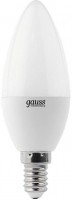Photos - Light Bulb Gauss LED ELEMENTARY C35 8W 6500K E14 33138 10 pcs