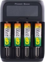 Photos - Battery Charger GP MHSPBA-2CR4 + 4xAA 2700 mAh + Adapter