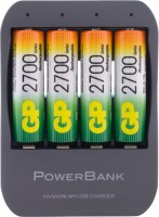 Фото - Зарядка аккумуляторных батареек GP HSPBA-2CR4 + 4xAA 2700 mAh + Adapter