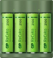 Photos - Battery Charger GP B421 + 4xAA 2100 mAh