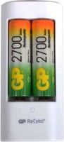 Фото - Зарядка аккумуляторных батареек GP U211 + 2xAA 2700 mAh 