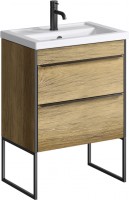 Photos - Washbasin cabinet AQWELLA Fargo 60 FRG0106DB