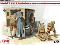 Photos - Model Building Kit ICM Ambulance with US Medical Personnel (1:35) 