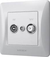 Socket Videx VF-BNSK2TVSATE-SS silver