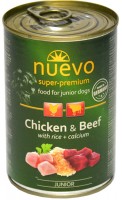 Photos - Dog Food Nuevo Puppy Canned with Chicken/Beef 0.8 kg