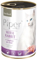 Фото - Корм для кішок Piper Cat Canned Sterilised with Rabbit 400 g 