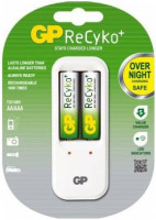 Фото - Зарядка аккумуляторных батареек GP PB410 + 2xAAA 800 mAh 