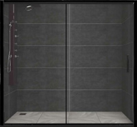 Photos - Shower Screen Veronis Carmen 110x190 