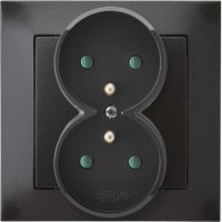 Photos - Socket Ospel Impresja GP-2YZP/50 graphite