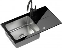 Фото - Кухонна мийка Quadron Hugh 111 ST3577SC1BS-BW7059CZP 770x440 змішувач
