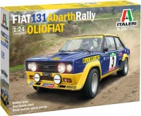Фото - Збірна модель ITALERI Fiat 131 Abarth Rally Olio Fiat (1:24)