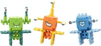 Фото - Конструктор Marioinex Mini Waffle Crazy Monsters Space Jinks 906415