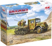 Фото - Збірна модель ICM Sd.Kfz.3b with Flak 38 (1:35)