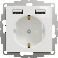 Фото - Розетка Schneider Sedna SDD111052 білий