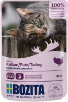 Photos - Cat Food Bozita Adult Turkey Chunks in Sauce 85 g