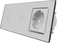 Photos - Socket Livolo VL-C701Z/C701Z/C7C1EU-15 gray