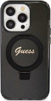 Фото - Чохол GUESS Ring Stand Script Glitter MagSafe for iPhone 15 Pro