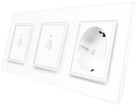 Фото - Розетка Livolo VL-C7FC1/FC1/FCTC16A-6WP білий