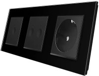 Photos - Socket Livolo VL-C7FC1/FC2/FCTC16A-6BP black