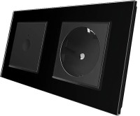 Фото - Розетка Livolo VL-C7FC1S/FCTC16A-4BP черный