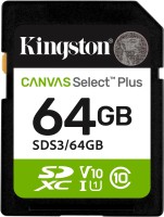 Карта пам'яті Kingston SD Canvas Select Plus Gen3 64 ГБ
