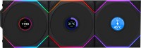 Фото - Система охолодження Lian Li Uni Fan Reverse TL120 LCD Wireless 3-pack Black