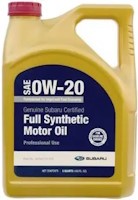 Моторное масло Subaru Synthetic 0W-20 4.73 л
