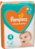 Фото - Підгузки Pampers Sleep and Play 4 / 14 pcs