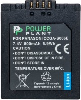 Camera Battery Power Plant Panasonic CGA-S006E 