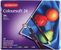 Pencil Derwent Coloursoft Set of 24