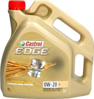 Фото - Моторне мастило Castrol Edge 0W-20 V 4 л