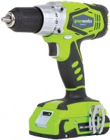 Фото - Дрель / шуруповерт Greenworks G24DDK2X 3701507UC