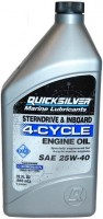 Фото - Моторне мастило Quicksilver Synthetic Blend Oil 4T 25W-40 1 л