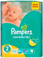Photos - Nappies Pampers New Baby-Dry 2 / 76 pcs