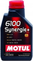 Фото - Моторное масло Motul 6100 Synergie+ 5W-30 1 л