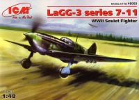 Фото - Сборная модель ICM LaGG-3 series 7-11 (1:48)