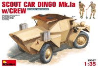 Фото - Збірна модель MiniArt Scout Car Dingo Mk.1a w/Crew (1:35)