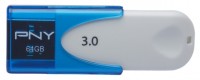 Photos - USB Flash Drive PNY Attache 4 3.0 64Gb