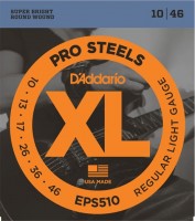 Фото - Струны DAddario XL ProSteels 10-46